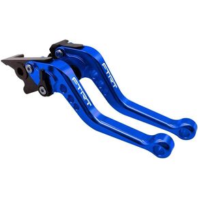 Short Levers Brake Clutch Compatible with SV650 SV650S 1999-2010/ DL650 V-Strom 2004-2010/ GSX600F Katana 600 GSX750F Katana 750 1998-2006/GSX-R600 92-93/ GSX-R750 89-95: Black