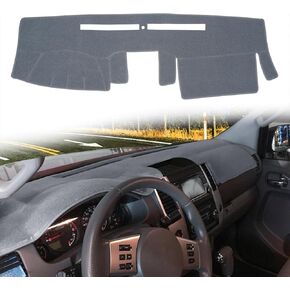 Dashboard Cover Dash Cover Mat Pad Custom Fit for Nissan Frontier Xterra 2002 2003 2004 (Black)