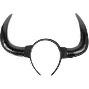 FOMIYES Halloween Horns Headband, Gothic Demon Evil Headband, Simulation Ox Horns Headpiece for Halloween Party Cosplay Costume in Kuwait