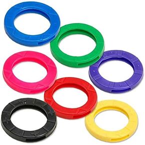 Lucky Line Key Identifiers, Medium, 200 per Box, Assorted Colors (16700)