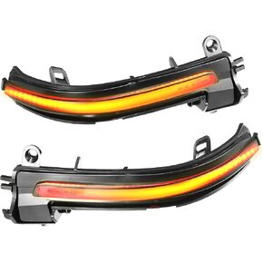 Side Mirror Marker Light Turn Signals Lights 63137280771 for BMW 1 Series F20 F21 2012-2018 PC Black
