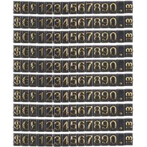 ULTECHNOVO Price Tag Cube Adjustable Assembly Number Angled Pricing Counter Display Stand Label Sale Price