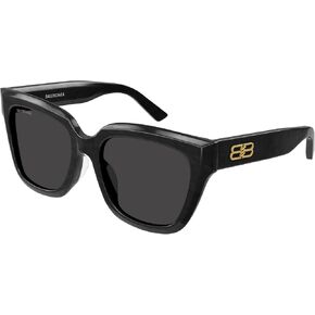 نظارات شمسية للنساء من Balenciaga BB0237SA أسود/رمادي 55/18/145