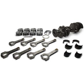 Eagle Rotating Assembly, 461 CID, Forged Crank, Forged Pistons, 4.250 in Stroke, 4.155 in Bore, 6.800 in Long H-Beam Rods