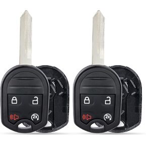 Yewong 2 Pieces Remote Key Fob Shell Case for Ford F-150 2011-2014 F-250 F-350 2011-2016 F-450 2012-2016 for Lincoln Navigator 2014-2017 Mark LT 2011-2014 CWTWB1U793 4 Buttons