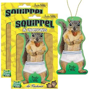 Accoutrements Squirrel in Underpants Deluxe Air Freshener (Pack of 2 Deluxe Air Freshener) (Pack of 2)