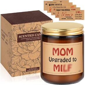 Funny Gifts for Mom - Unique Birthday Mom Gag Gifts from Daughter Son Mom Thanksgiving,Christmas Mothers Day Gifts,Lavender Scented Candles(7oz)