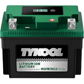 YTX4L-BS -STD Lithium LiFePO4 Motorcycle Battery,140 CCA, Built in BMS,Powersports Battery,for ATV,UTV,Scooter,Snowmobile, Jet Ski,Honda,Yamaha,Suzuki, CAN-AM and Generator Battery
