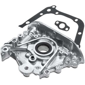 A-Premium Standard Volume Oil Pump with Gasket Compatible with Toyota Corolla 1983-1992, Tercel 1980-1988, MR2 1985-1989, Celica 1990-1993 & Geo Prizm 1989-1992, 1.5L 1.6L