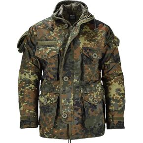 سترة الجيش الألماني Miltec RipStop Smock Flecktarn Camo Parka زي القتال العسكري للرجال