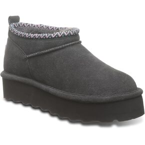 BEARPAW Women's Retro Super Shorty Deco | Women's Ankle Boot | Women's Slip On Boot | Comfortable Winter Boot | Multiple Colors & Sizes