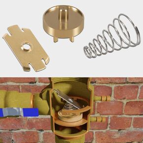905-051 765 Check Valve Assembly Repair Kit Fit for Febco Model 1/2" & 3/4" Backflow PVB Repair, Replace for 300-096, 630-108