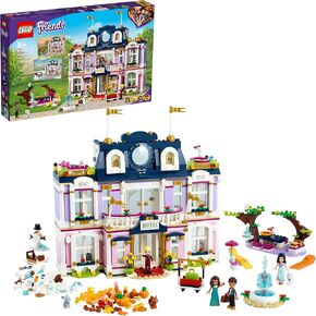 LEGO Friends Heartlake City Grand Hotel 41684 Building Kit; Includes Emma, Stephanie, River and Amelia Mini-Dolls; New 2021 (1,308 Pieces)