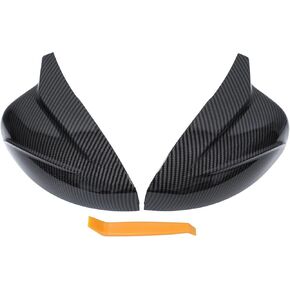 ApplianPar Left and Right Side Wing Mirror Covers Cap Shell for Audi A3 S3 RS3 2014-2020 with Lane Assist Option Carbon Fiber