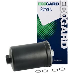 ECOGARD XF64857 Premium Fuel Filter Fits Saab 9-5 2.3L 1999-2009, 9-3 2.0L 1999-2003, 9-3 2.8L 2006-2008, 900 2.0L 1986-1998, 9-5 3.0L 1999-2003, 900 2.3L 1994-1998, 9000 2.3L 1990-1998