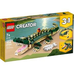 LEGO Creator 3in1 Crocodile 31121 Building Toy Featuring Wild Animal Toys (454 Pieces)