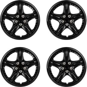 Snap On Hubcap, Auto Tire Replacement Exterior Cap 13 Inch OEM Replacement, 4 Pack