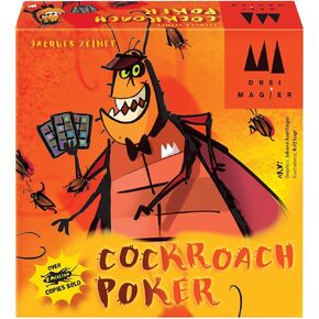 Schmidt | DMS Cockroach Poker English Edition | Card Game | Ages 8+ | 2-6 Players | 15 Minutes Playing Time