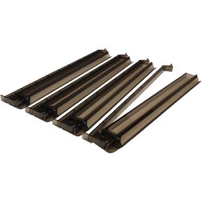 American Mahjong All-in-One Tile Rack & Pusher Arm - Set of 4 - Translucent Black