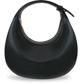 Women Crescent Shoulder Handbag-Large Capacity Crossbody Hobo Purse, Trendy Crescent Bag Clutch Handbag with Adjustable Strap