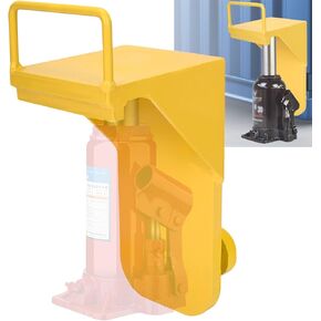 Heavy-Duty Shipping Container Jack Lug with Easy-Grip Handle, 74000 LBS Leveling Attachment Storage Container Leveler Booster for Sea Cans H- Enhanced Stability, Yellow in Kuwait