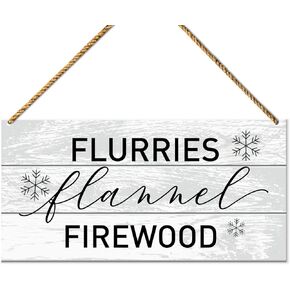 Winter Wood Sign Decor, Christmas Wall Decor for Home Door Porch Kitchen Living Room Holiday Decorations Farmhouse Gnome Snowflake Xmas Hanging Sign Decor, It's Freezing Season