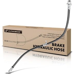 A-Premium Front Passenger Brake Hydraulic Hose Compatible with Select Toyota and Lexus Models - Corolla/Prius AWD-e 2019, UX200/UX250h 2019, C-HR 2018-2019, Prius, Prius Prime - Replace# 90947A2111