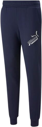 PUMA Essentials+ Big Logo Fleece Sweatpants in Saudi Arabia