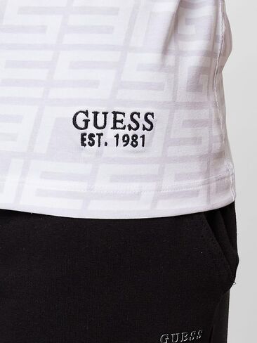 GUESS Men's Yarb Logo Tee in Saudi Arabia