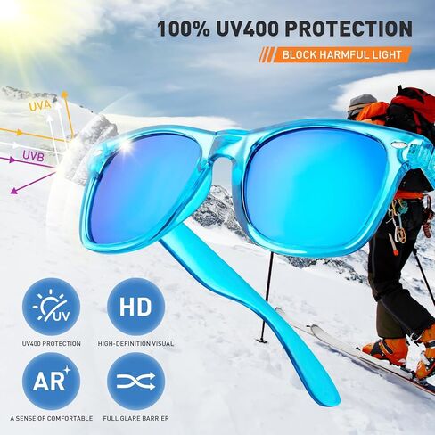 Matcheck 24 Neon Colors Sunglasses Mirrored Lens Bulk Glasses Retro Classic Party Favors Birthday Pool Unisex Adult in Kuwait