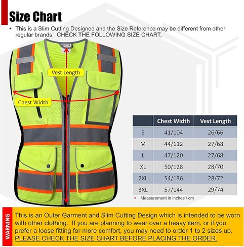 High Visibility Reflection Black Mesh Safety Vests with 9 Pockets and Front Zipper, hi vis safety vest for Women, Meets ANSI/ISEA Standards(Black-16,Small) in Saudi Arabia