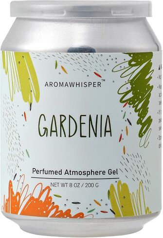 AromaWhisper Car Air Freshener: Gardenia-Scented Long-Lasting Perfumed Gel for Auto and Home in Saudi Arabia