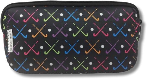 Sportybella Field Hockey Gifts for Field Hockey Players, Makeup Bag, Gift for Women, Field Hockey Stick Travel Waterproof Toiletry Bag Organizer, Field Hockey Accessories in Saudi Arabia