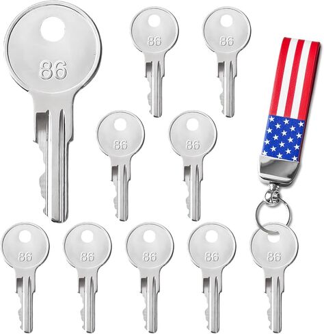 10PCS Equipment Keys CH510, Fit Some Truck Boxes and toolboxes from Delta, Brute Boxes, Better Built, DeeZee, Lund, Tractor Supply, Craftsman, Owens Products, UWS, Northern Tool in Kuwait