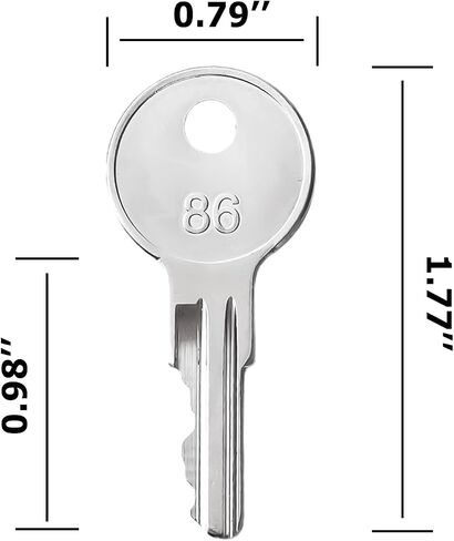 10PCS Equipment Keys CH510, Fit Some Truck Boxes and toolboxes from Delta, Brute Boxes, Better Built, DeeZee, Lund, Tractor Supply, Craftsman, Owens Products, UWS, Northern Tool in Kuwait