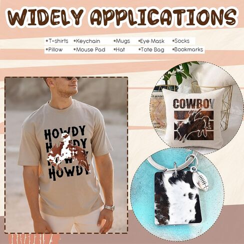 HTVSTD Gradient Sublimation Transfer Ink Paper - 15 Sheets 12"x10" Ombre Color Sublimation Transfer Paper for Tumbler T-Shirts DIY Sublimation Paper Compatible with Cricut/Cameo in Kuwait