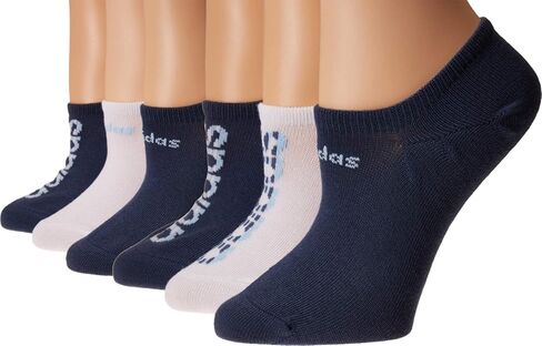 adidas Women's Superlite Linear Super No Show Socks (6-Pair) in Saudi Arabia