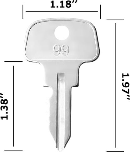10PCS Equipment Keys CH510, Fit Some Truck Boxes and toolboxes from Delta, Brute Boxes, Better Built, DeeZee, Lund, Tractor Supply, Craftsman, Owens Products, UWS, Northern Tool in Kuwait