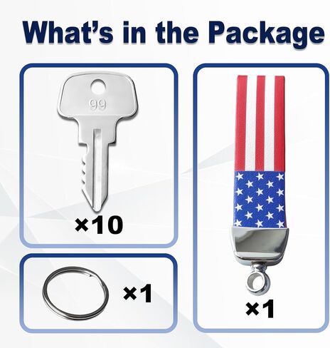 10PCS Equipment Keys CH510, Fit Some Truck Boxes and toolboxes from Delta, Brute Boxes, Better Built, DeeZee, Lund, Tractor Supply, Craftsman, Owens Products, UWS, Northern Tool in Kuwait