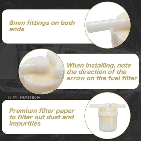 18-7786 Fuel Filter for Honda BF35 BF40 BF45 BF50 BF75 BF90 Outboard Motors 16900-SA5-004 9-37952 in Kuwait