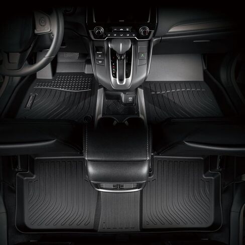 سجادات أرضية Binmotor لجميع الأحوال الجوية لسيارة Nissan Frontier Crew Cab 2025 2024 2023 2022، سجادات أرضية السيارة Frontier، سجادات مقاومة للماء لسيارة Nissan Frontier Crewcab PRO-4X丨PRO-X丨S丨SV丨SL in Saudi Arabia