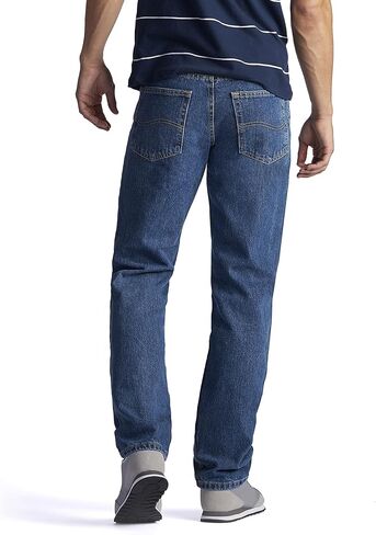 Lee Men's Regular Fit Straight Leg Jean, Light Stone, 31W x 30L in Kuwait