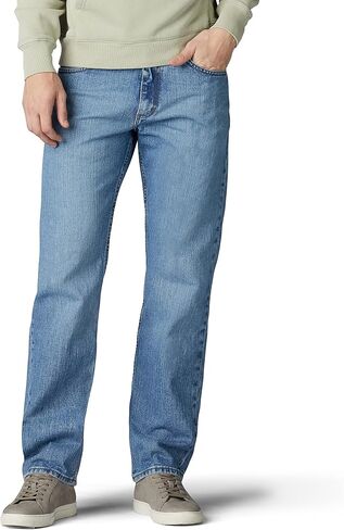 Lee Men's Regular Fit Straight Leg Jean, Light Stone, 31W x 30L in Kuwait