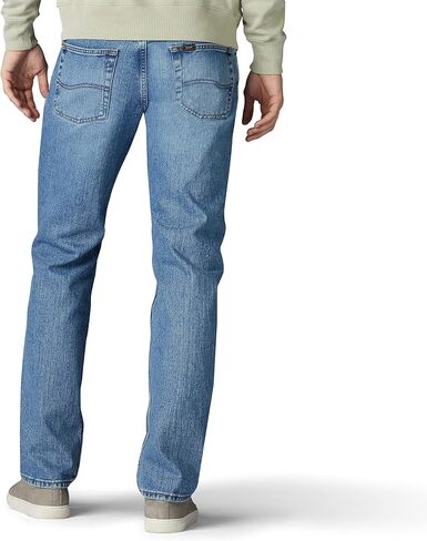 Lee Men's Regular Fit Straight Leg Jean, Light Stone, 31W x 30L in Kuwait