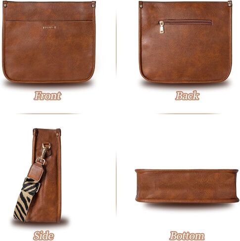 Crossbody Bags for Women Vegan Leather Hobo Handbag Fashion Shoulder Purses with Adjustable Strap in Saudi Arabia