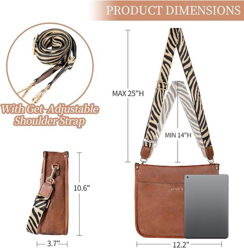Crossbody Bags for Women Vegan Leather Hobo Handbag Fashion Shoulder Purses with Adjustable Strap in Saudi Arabia