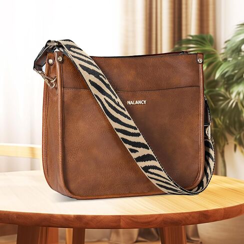 Crossbody Bags for Women Vegan Leather Hobo Handbag Fashion Shoulder Purses with Adjustable Strap in Saudi Arabia