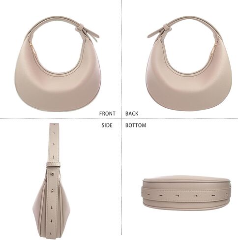 Women Crescent Shoulder Handbag-Large Capacity Crossbody Hobo Purse, Trendy Crescent Bag Clutch Handbag with Adjustable Strap in Kuwait