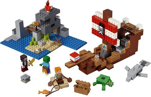 LEGO Minecraft The Pirate Ship Adventure 21152 Building Kit (386 Pieces) in Saudi Arabia