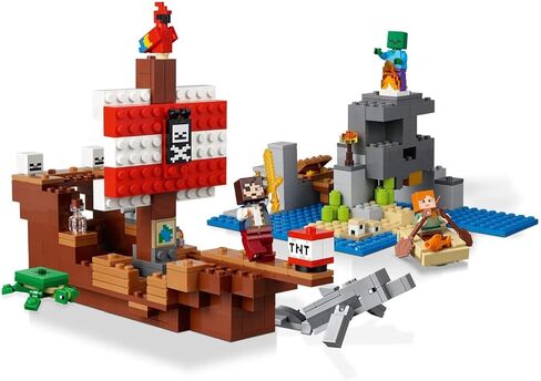 LEGO Minecraft The Pirate Ship Adventure 21152 Building Kit (386 Pieces) in Saudi Arabia